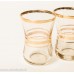 Stikla degvīna glāze ar zelta apmali, PSRS 